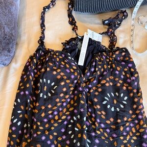 Anthropologies dress long georgette